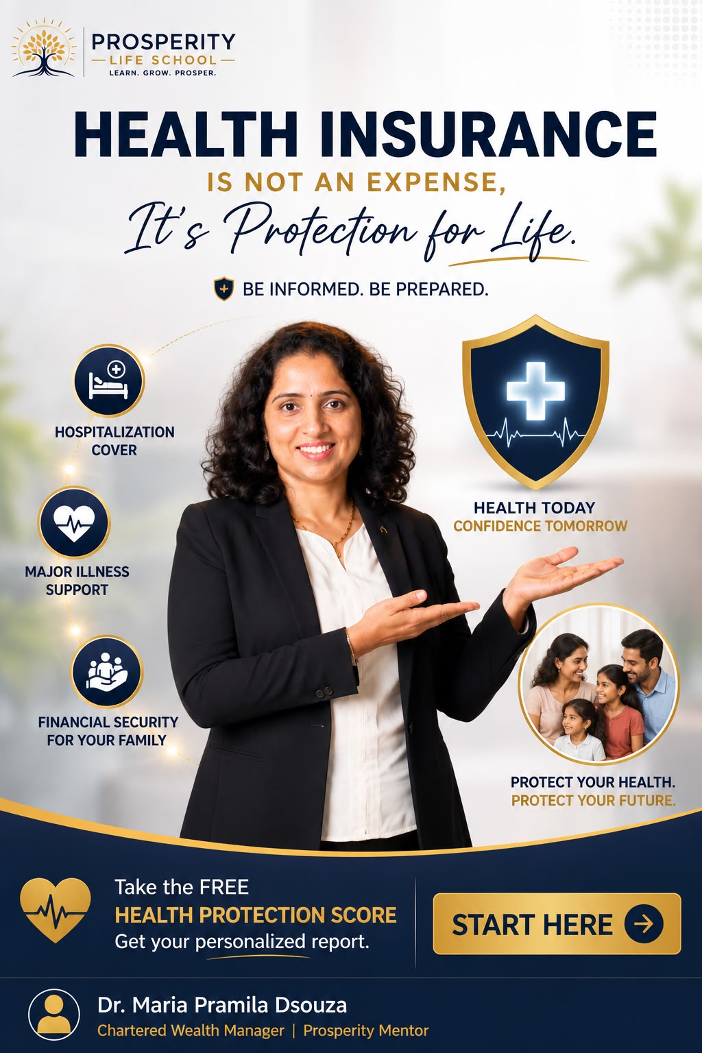 Dr. Maria Pramila Dsouza, Founder of Prosperity Life School